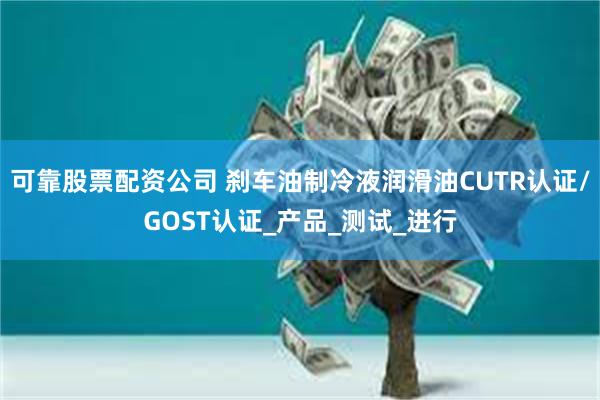 可靠股票配资公司 刹车油制冷液润滑油CUTR认证/GOST认证_产品_测试_进行