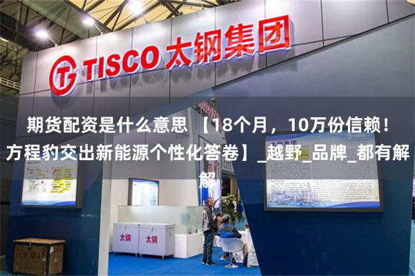 期货配资是什么意思 【18个月，10万份信赖！方程豹交出新能源个性化答卷】_越野_品牌_都有解