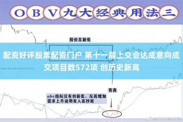 配资好评股票配资门户 第十一届上交会达成意向成交项目数572项 创历史新高