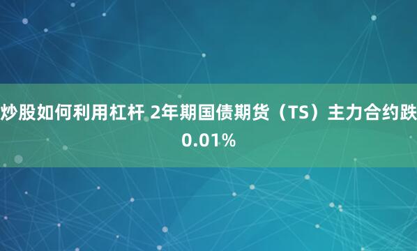 炒股如何利用杠杆 2年期国债期货（TS）主力合约跌0.01%